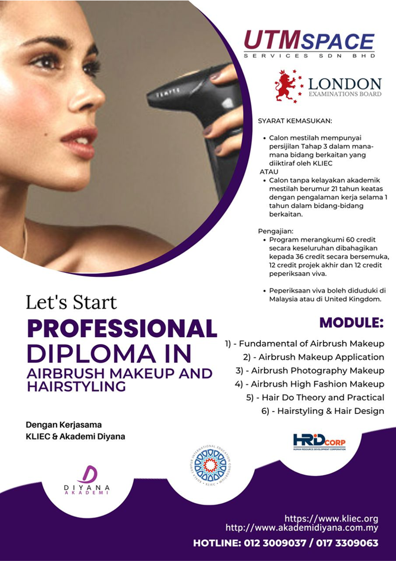 Airbrush Makeup and Hairstyling - KUALA LUMPUR INTERNATIONAL EDUCATION  CONSORTIUM (KLIEC)